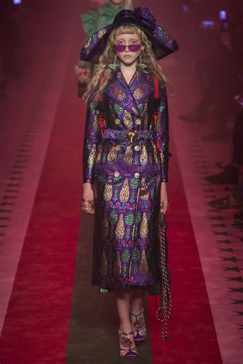 gucci runway dresses 2017